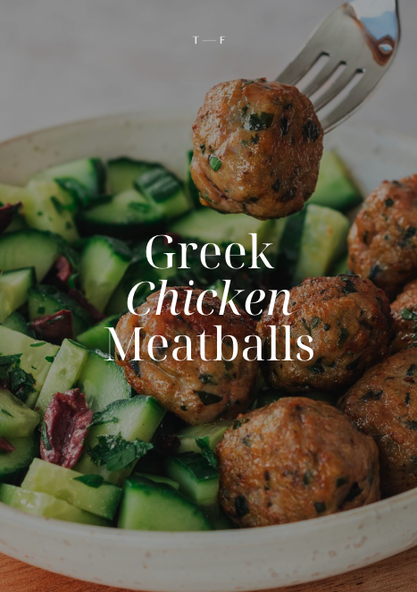 Greek Chicken Meatballs