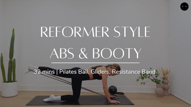 Reformer Style Abs & Booty