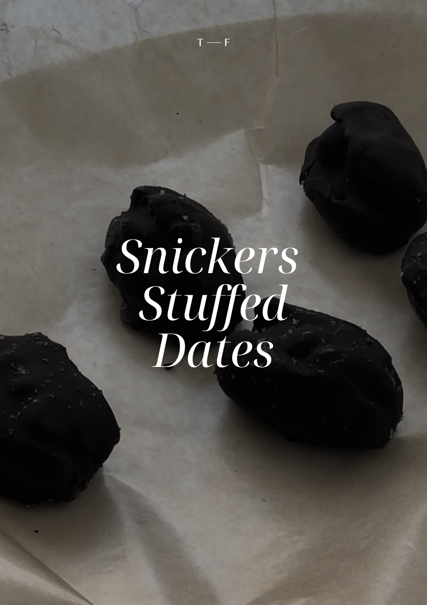 Snickers Stuffed Dates