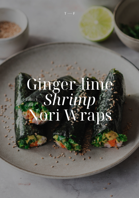 Ginger-lime Shrimp Nori Wraps