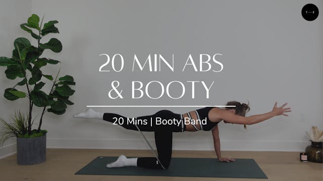 20 Min Abs & Booty (TUESDAY)