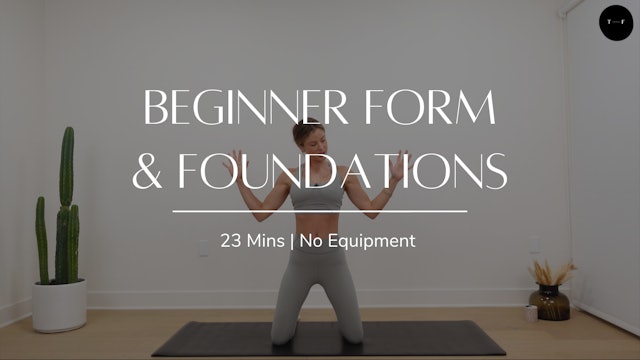Beginner Form & Foundations 