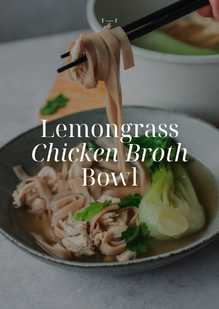 Lemongrass Chicken Broth Bowl