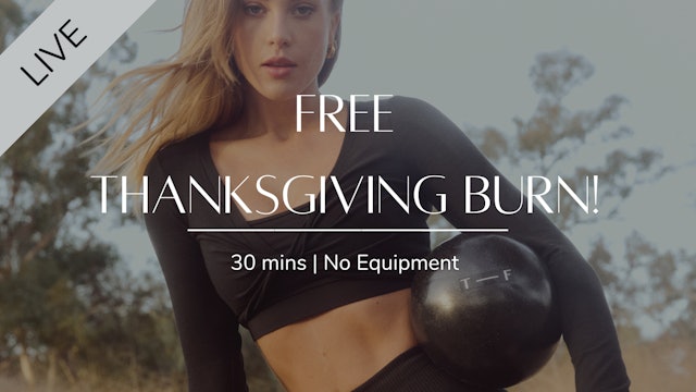 Free thanksgiving workout!