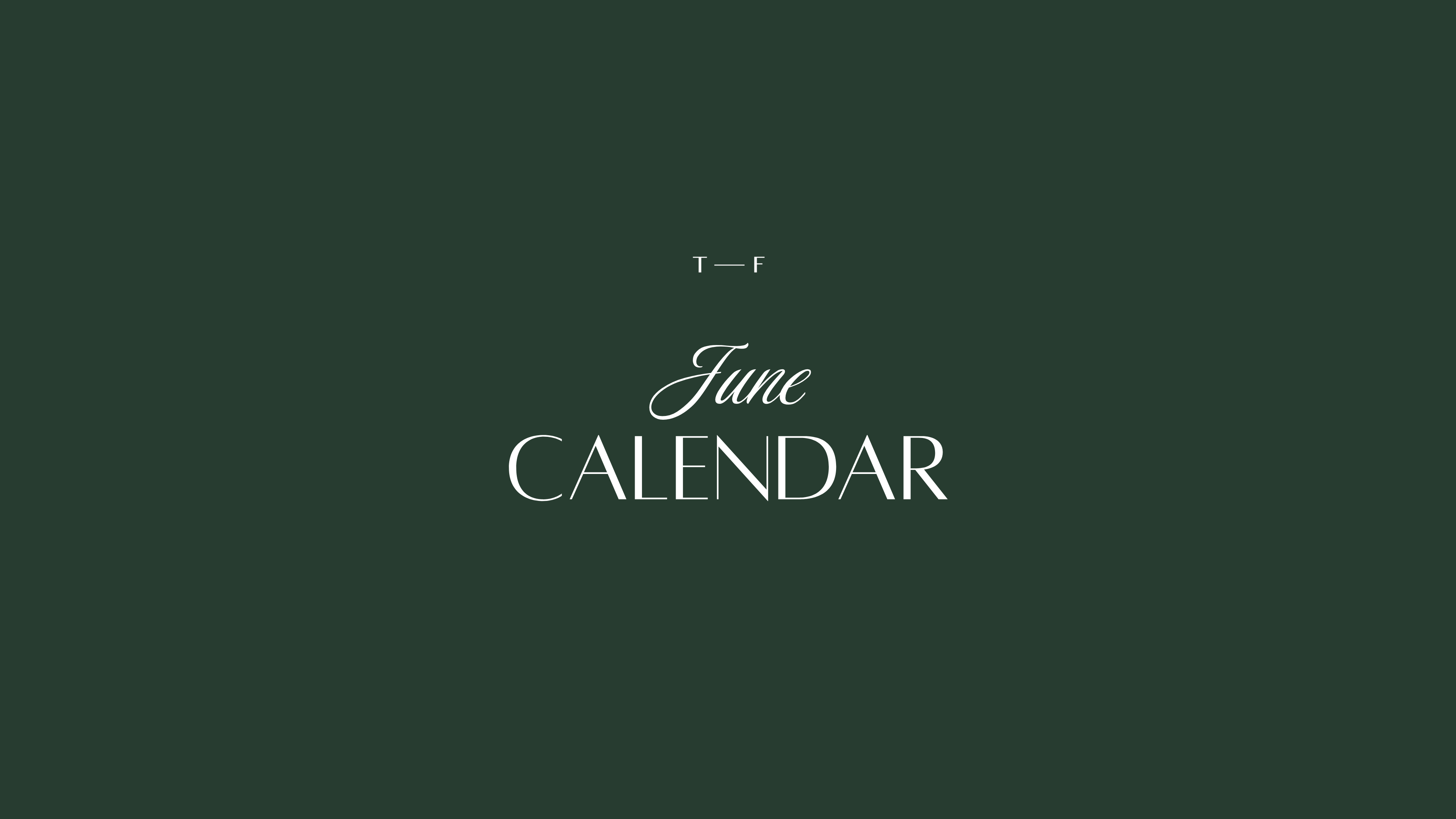 June Calendar