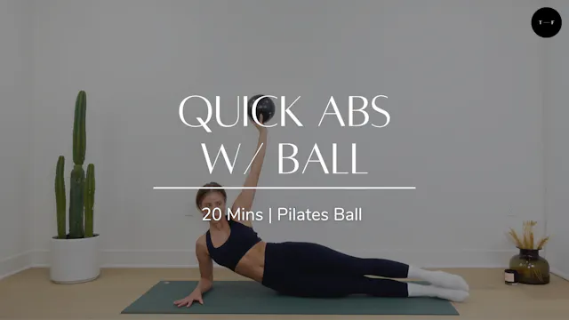 Quick Abs w/ Ball (FRIDAY)