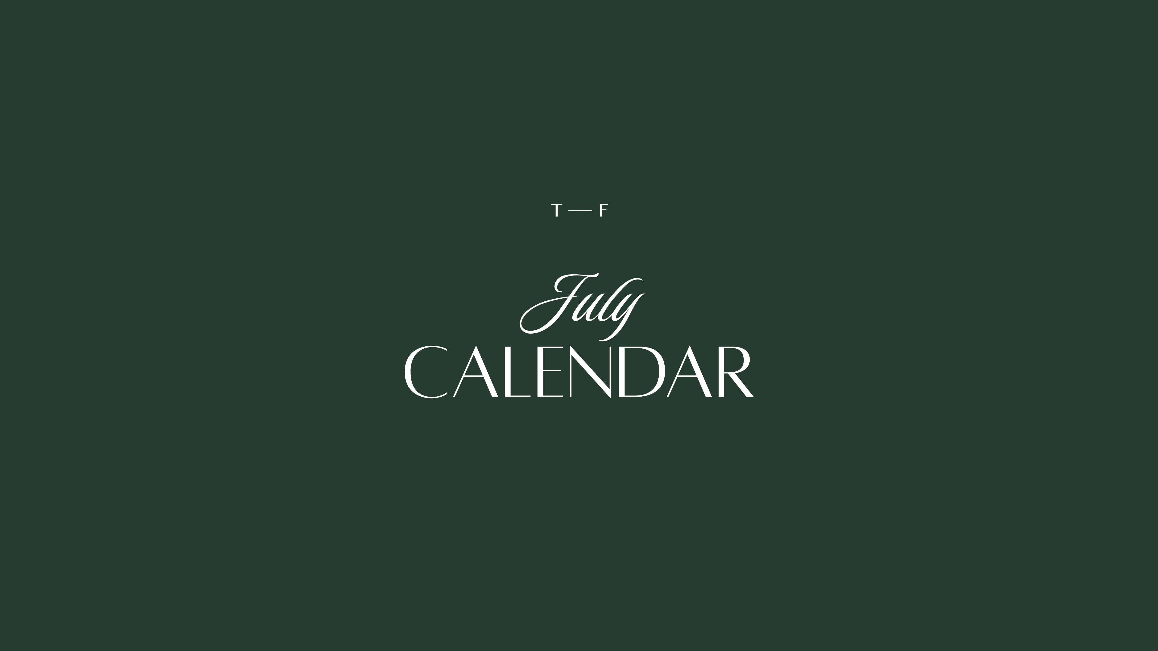 July Calendar