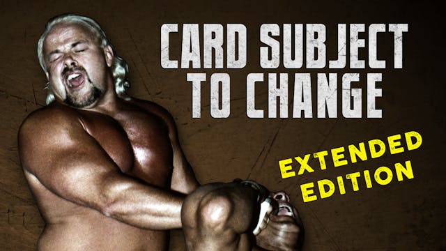 Card Subject To Change Extended Editi...