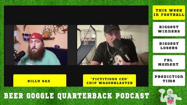 Beer Goggle Quarterback Podcast - NFL...