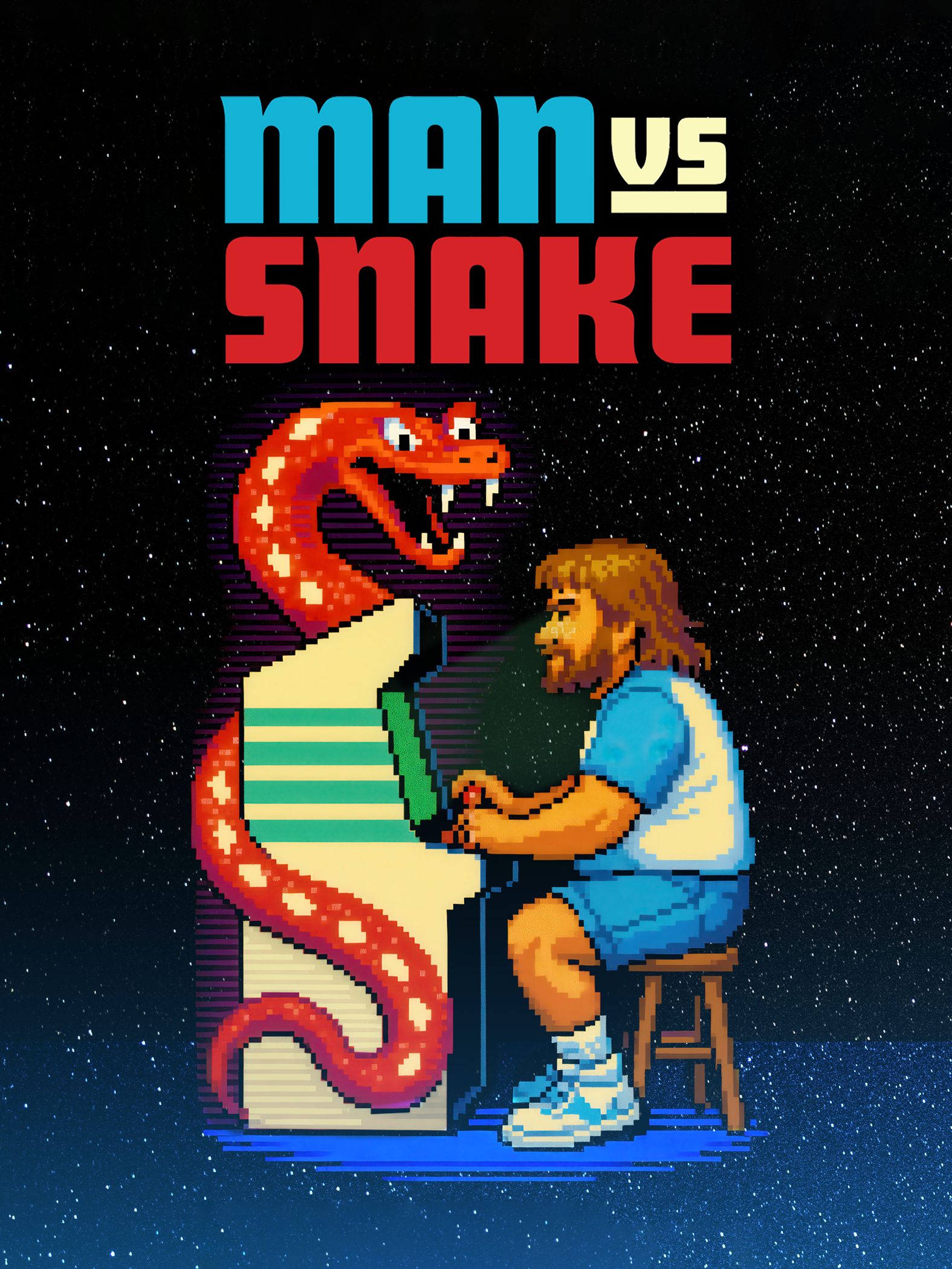 Man vs. Snake