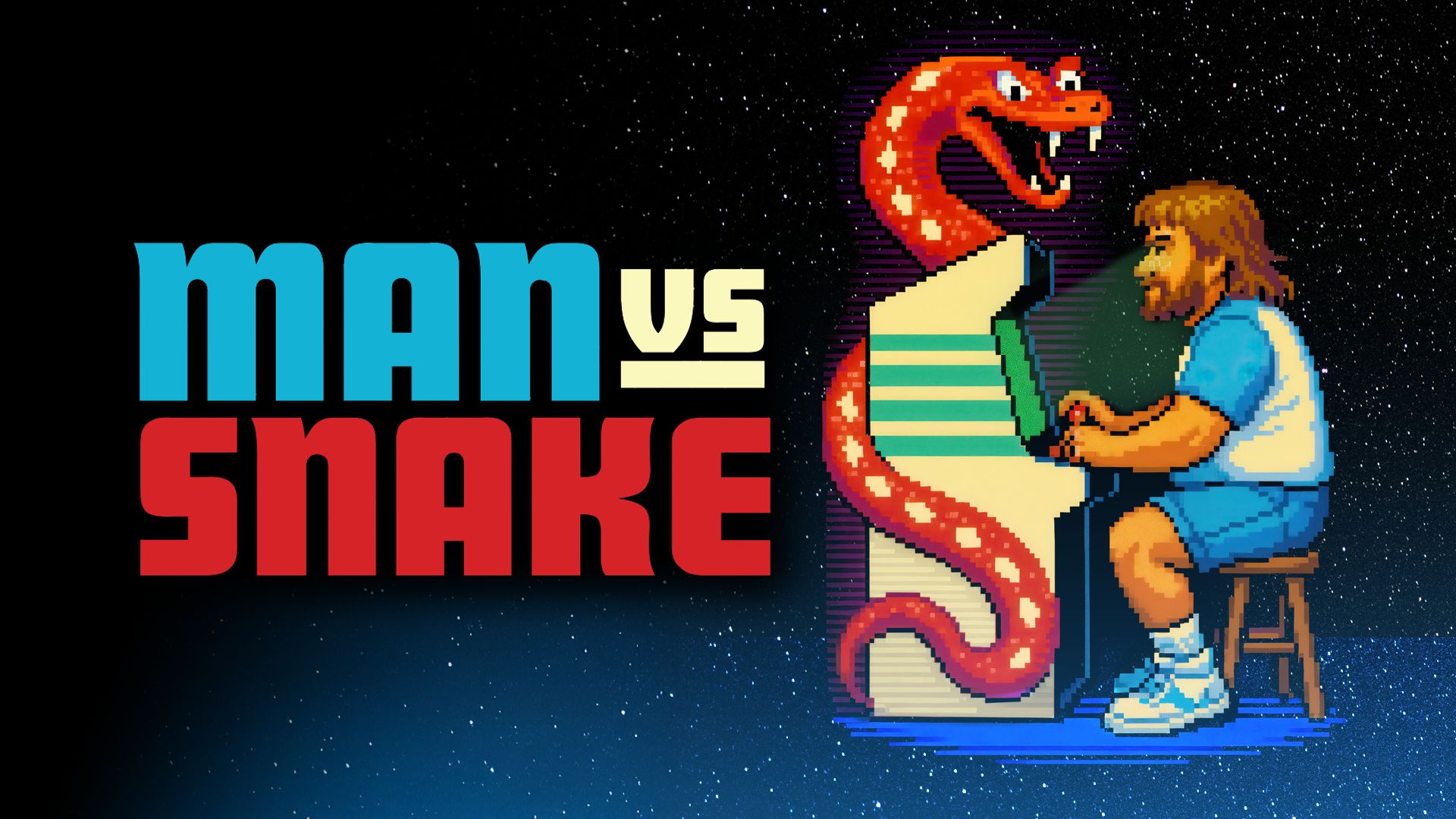 Man vs. Snake