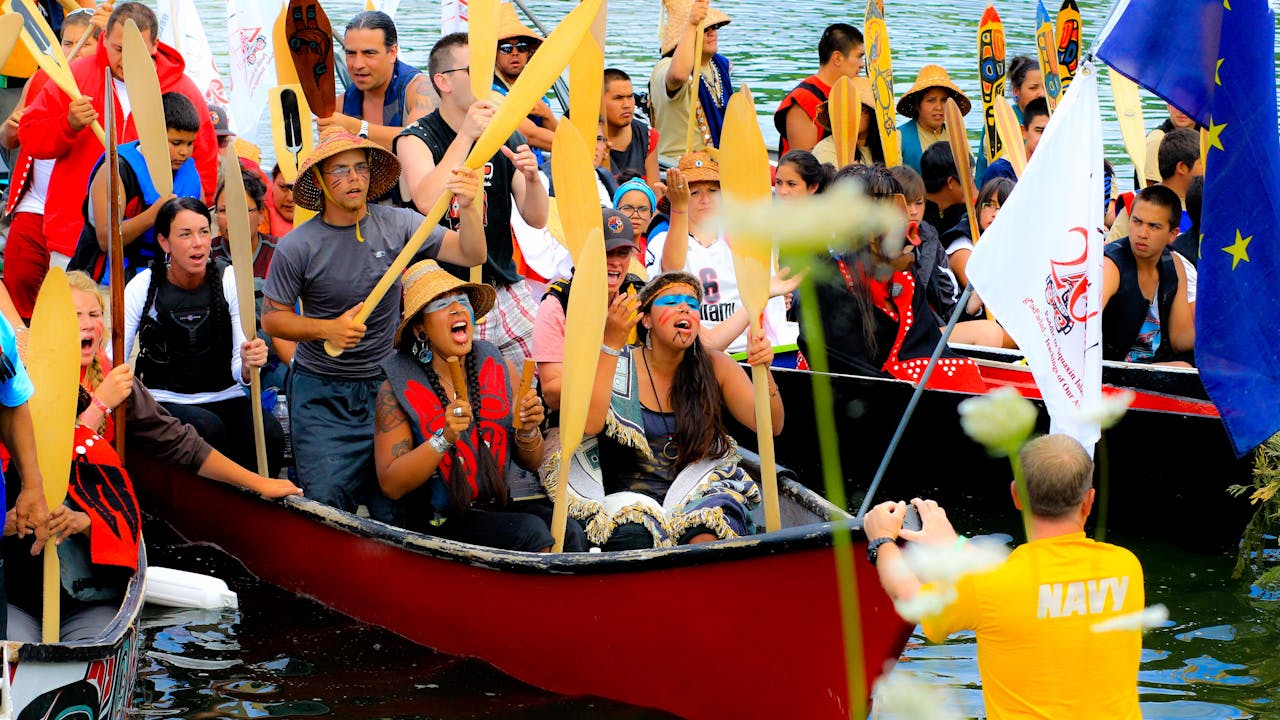 SAMAQAN: Tribal Journey, Part 1: Paddle to Squaxin