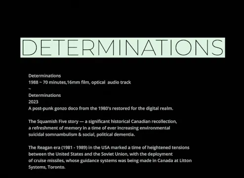 Determinations