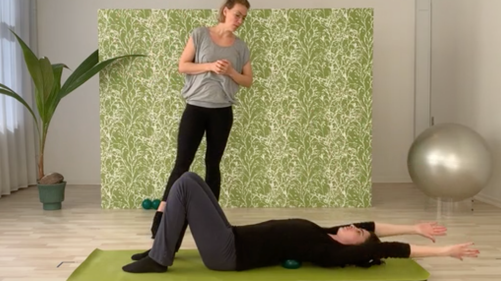 Pilates med Ditte - grønne bolde