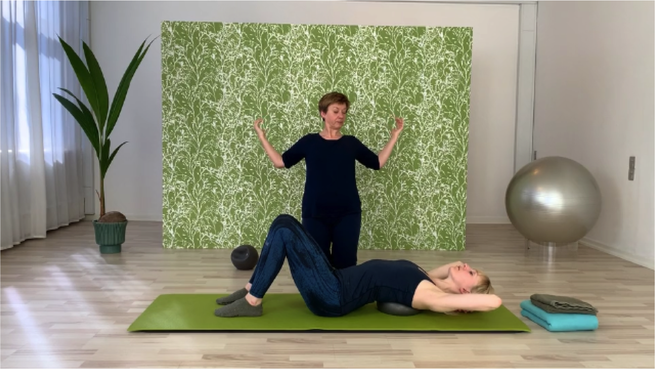 Let dit åndedræt med den grå bold.