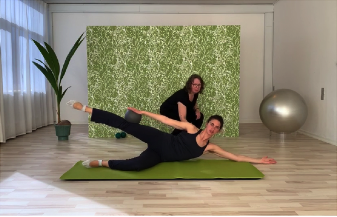 Pilates med Charlotte - med den grå bold eller de grønne bolde 