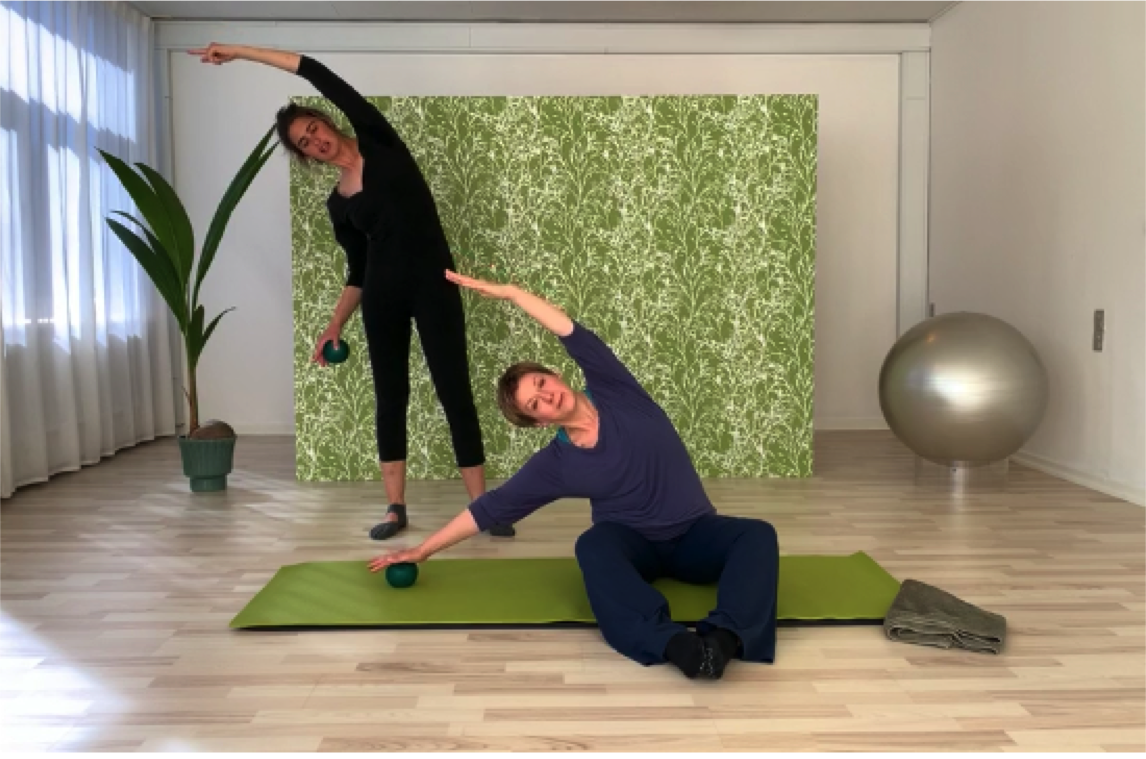 Pilates med Lea - grøn bold