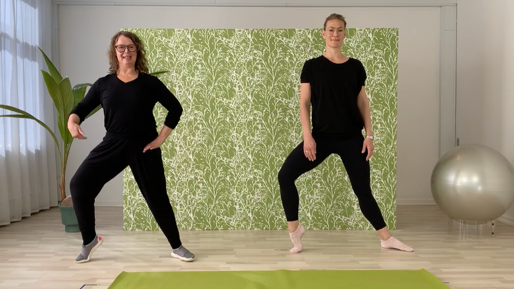 Pilates med Charlotte - godt for benene