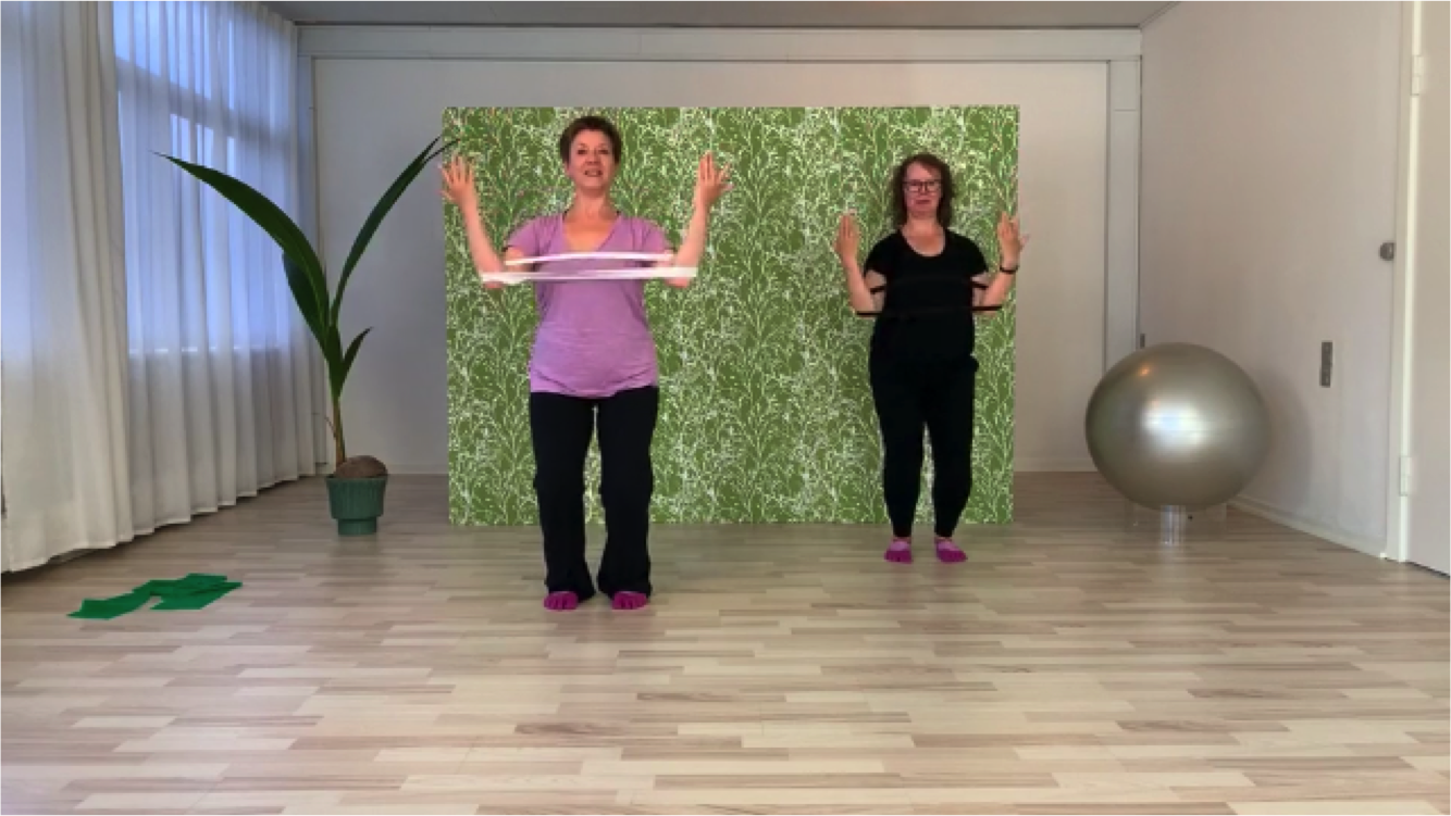 Pilates med Birthe - fra fødder til arme med elastik