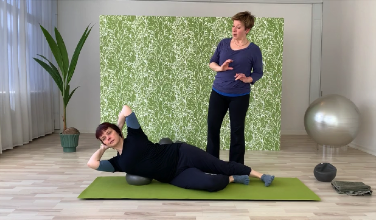 Bookletprogram "Stabilitet" med den grå bold.