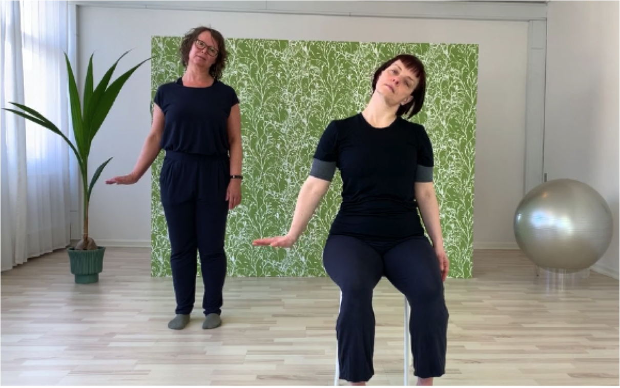 Afspænding for skuldre og nakke