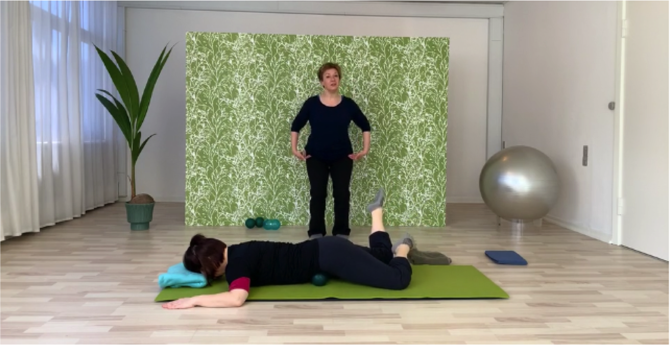 Selvmassage og træning med de grønne bolde 