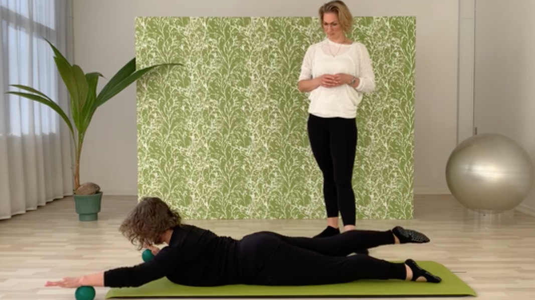 Pilates med Ditte - grønne bolde