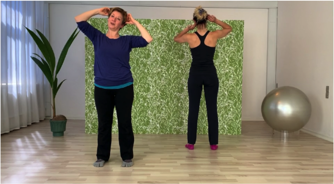 Pilates i pausen - godt for nakken