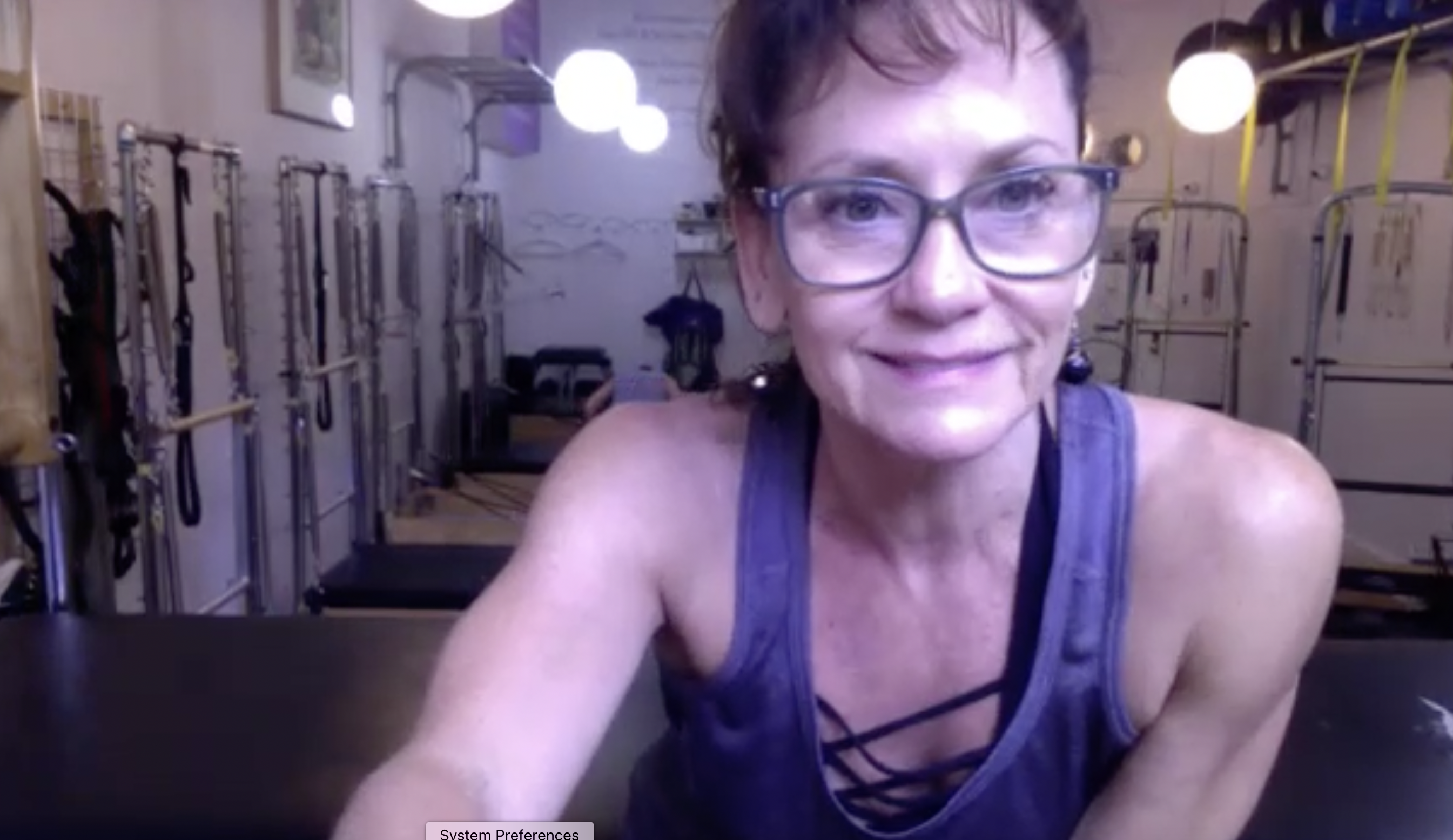 Patricia's Mini-Exercise with a Stability Ball