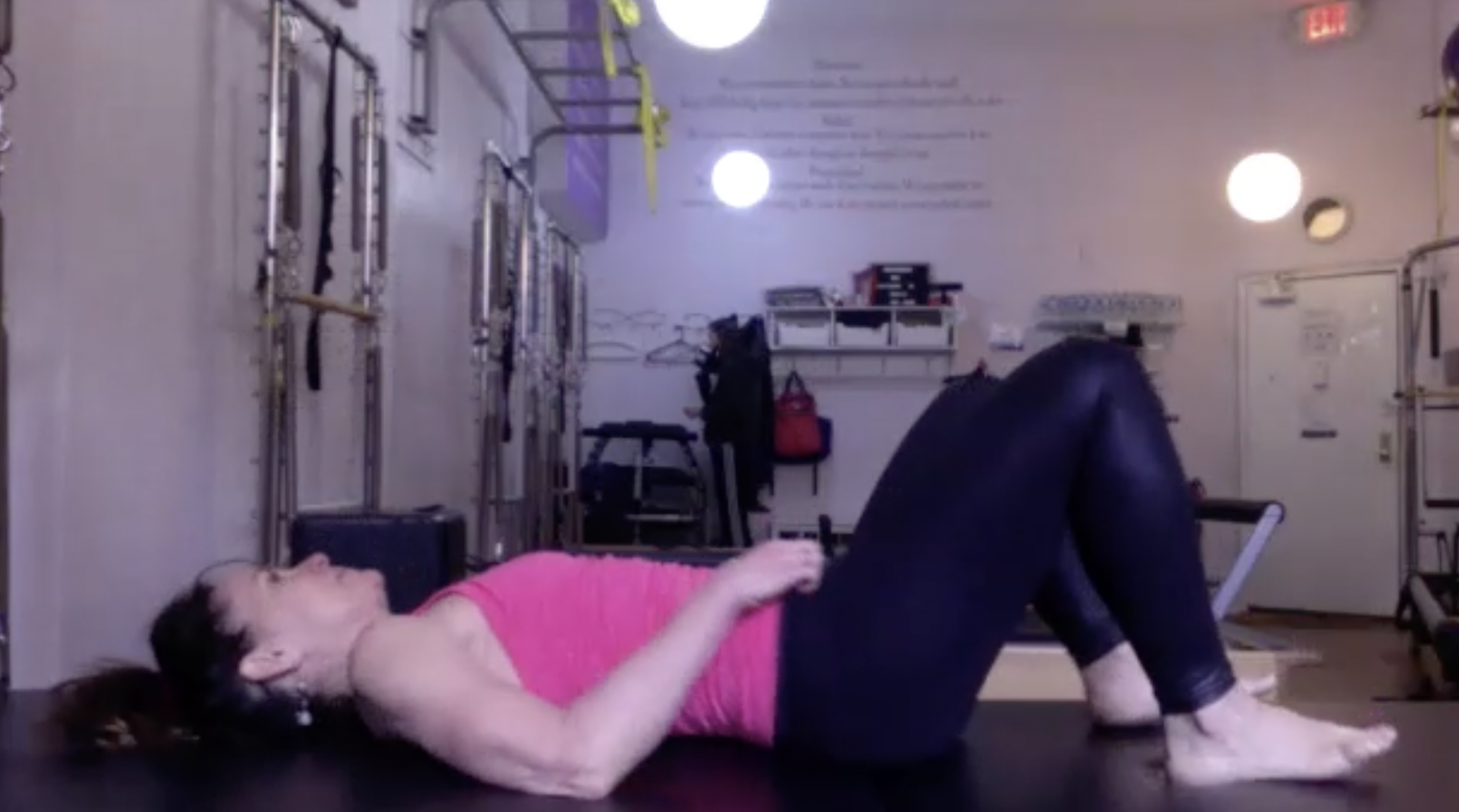 Pilates Challenge with Hand Weights