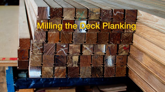Milling the Deck Planks
