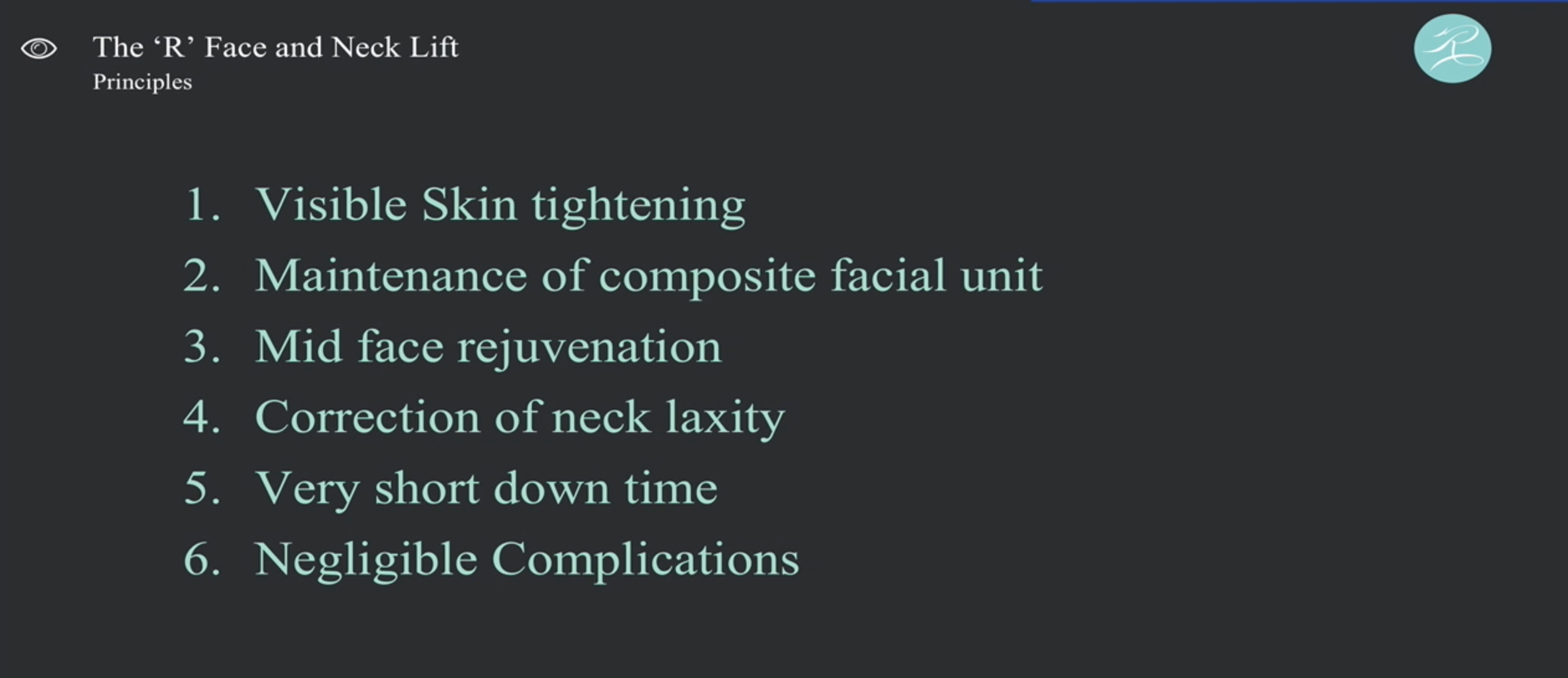 ‘R’ Face and Neck Lift 1 - Presentation