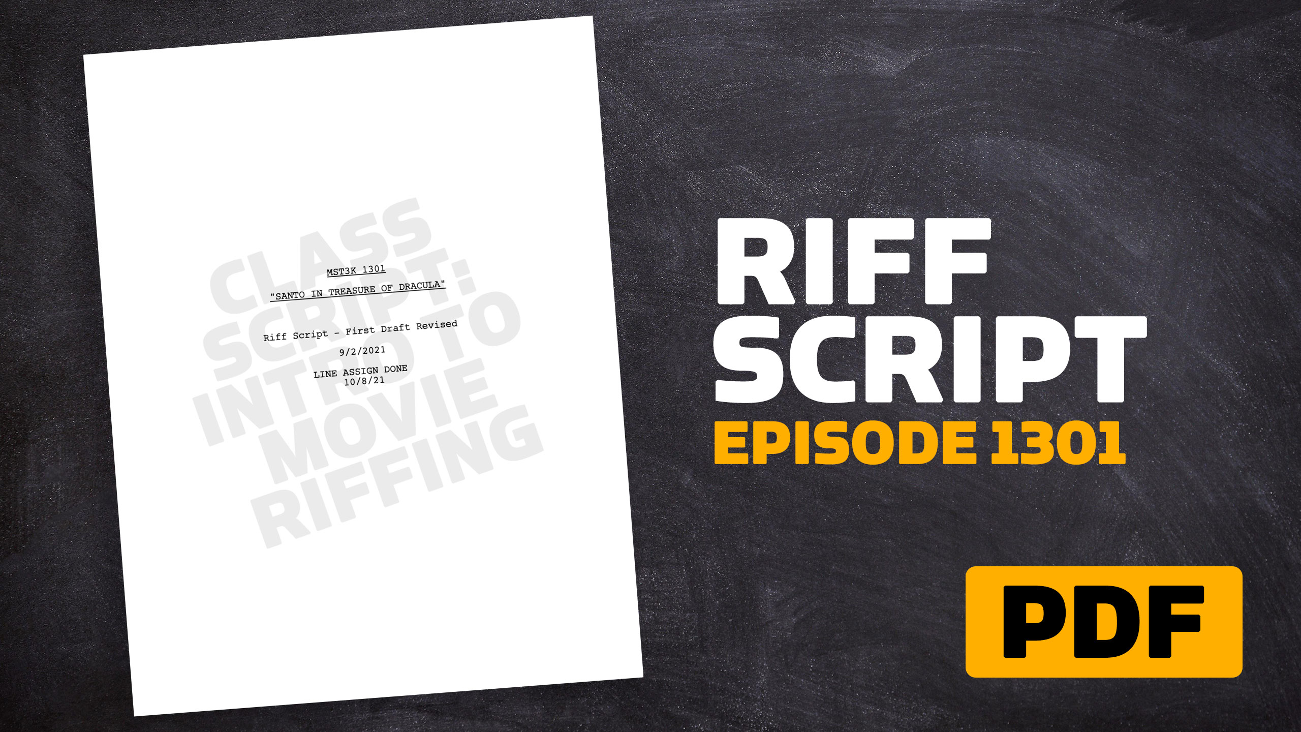 RIFF SCRIPT: Episode 1301