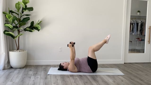 16 Minute Abs and Legs Using 2-3 lb H...