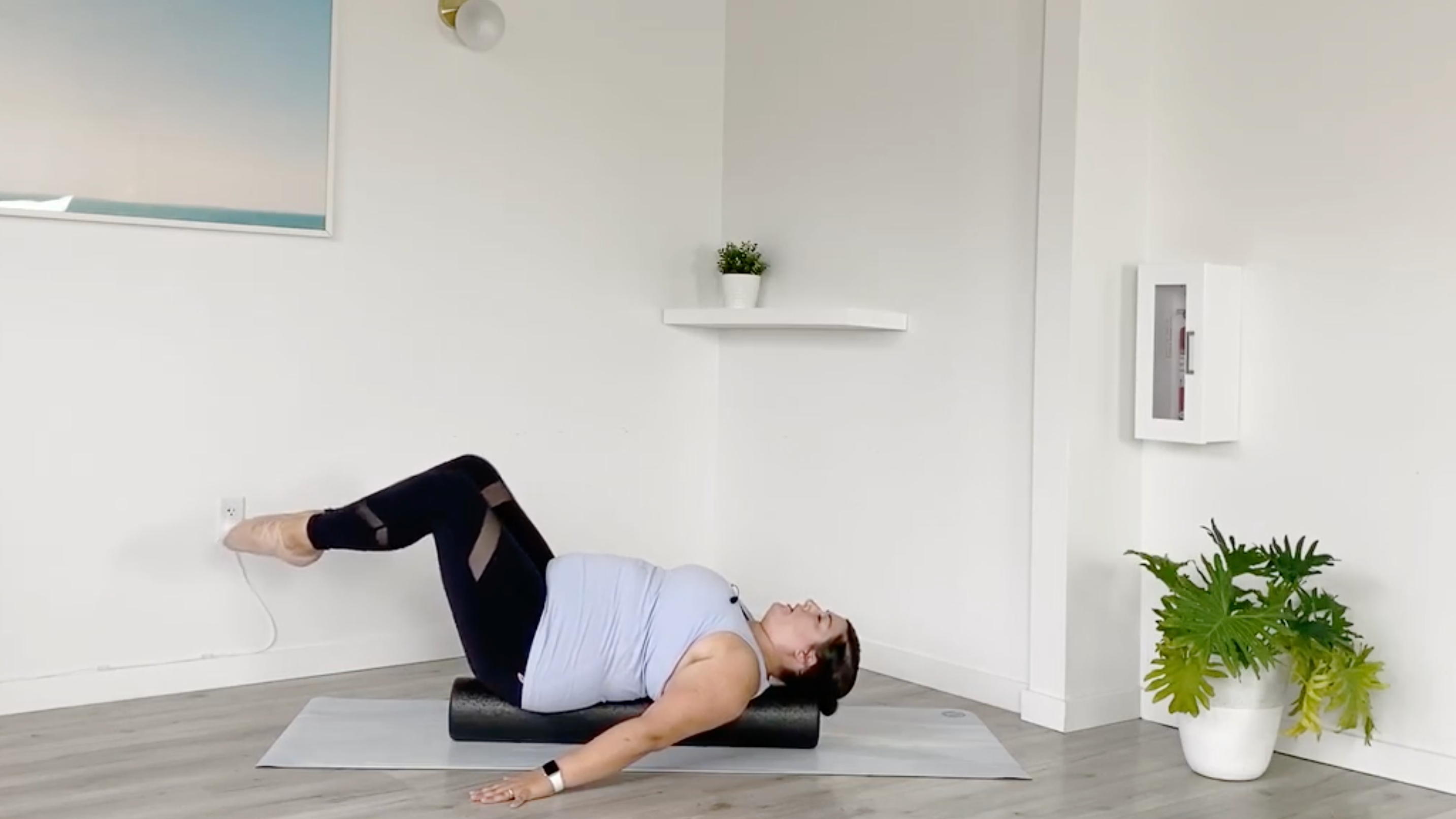 45 Minute Full Body Mat Pilates Using a Foam Roller