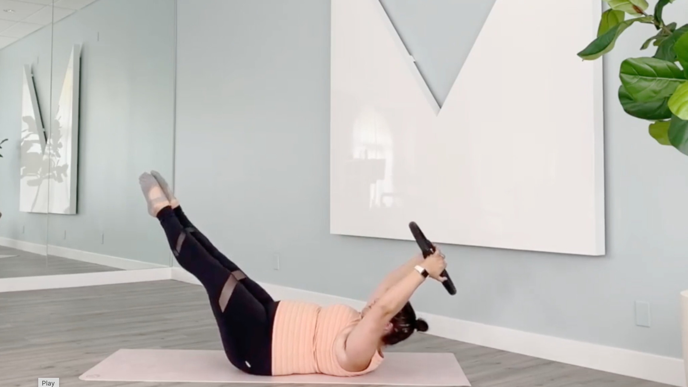 48 Minute Full Body Mat Pilates Using a Magic Circle