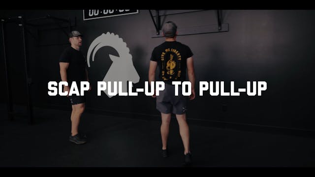 FORM - Scap Pull-up to Pull-up