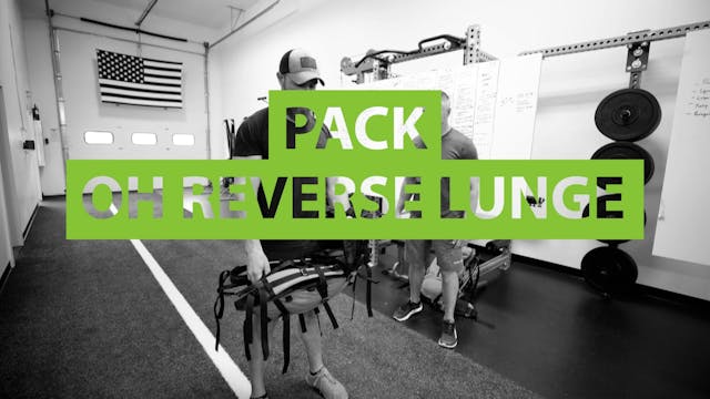 MTNTOUGH Form - Pack OH Reverse Lunge