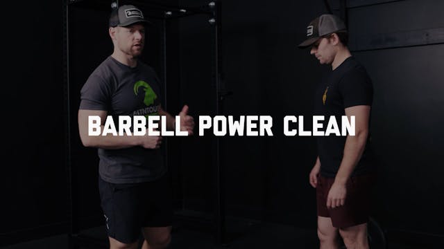 FORM - Barbell Power Clean