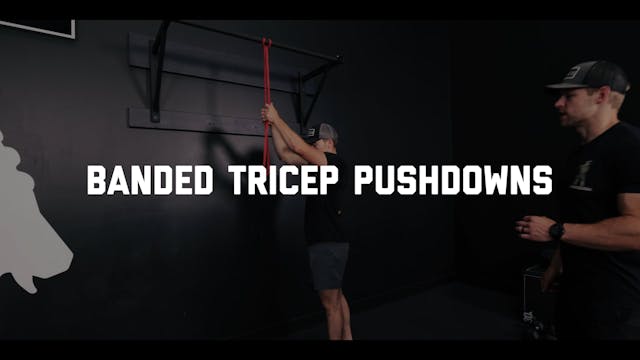 FORM - Banded Tricep Pushdowns