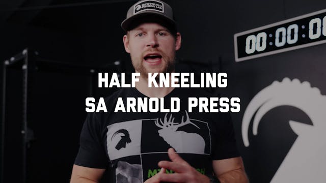 FORM - Half Kneeling SA Arnold Press