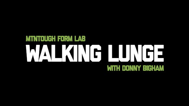 FORM - How to do the perfect walking ...