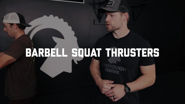 FORM - Barbell Squat Thrusters