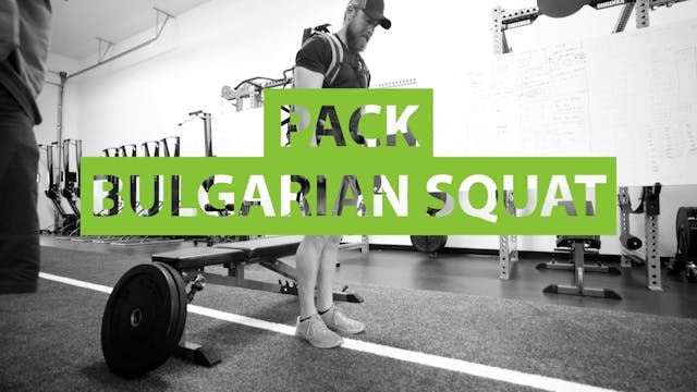 MTNTOUGH Form - Pack Bulgarian Squat