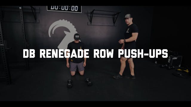 FORM - DB Renegade Row Push-ups