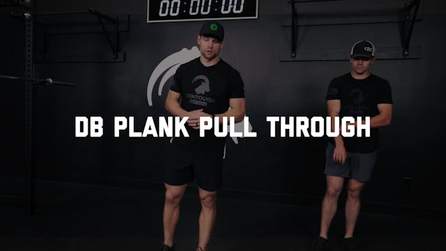 FORM - DB Plank Pull Through