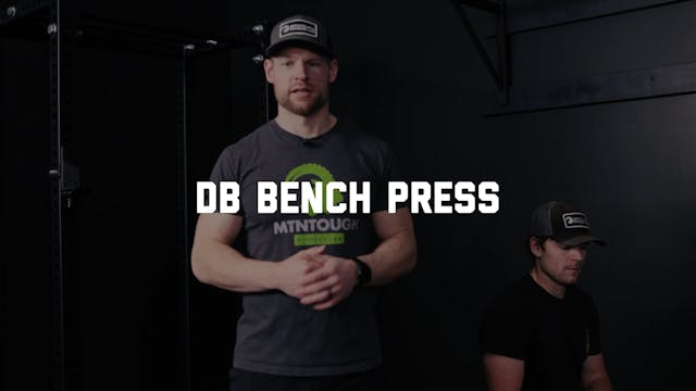 FORM - DB Bench Press