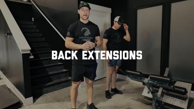 FORM - Back Extensions