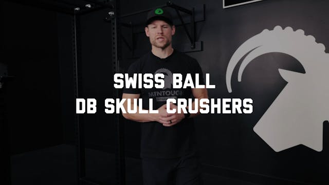 FORM - Swiss Ball DB Skull Crushers