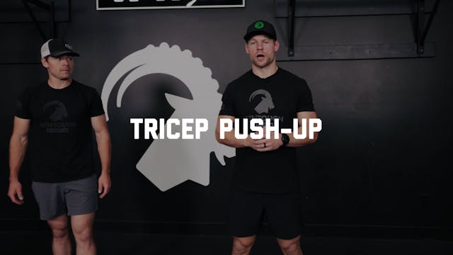 FORM - Tricep Push-up